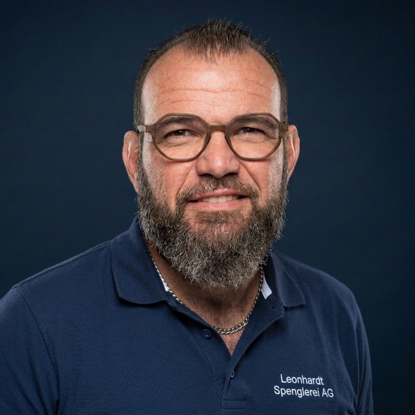 Franck Heyer, Spengler bei der Leonhardt Spenglerei AG